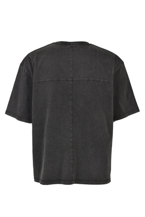 WASHED ARCH LOGO T-SHIRT / VINTAGE BLK