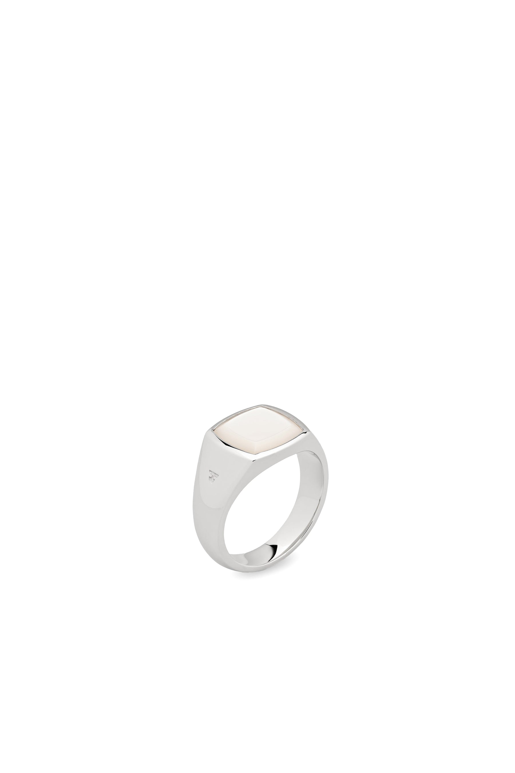 KAY RING WHITE MOP / SIL