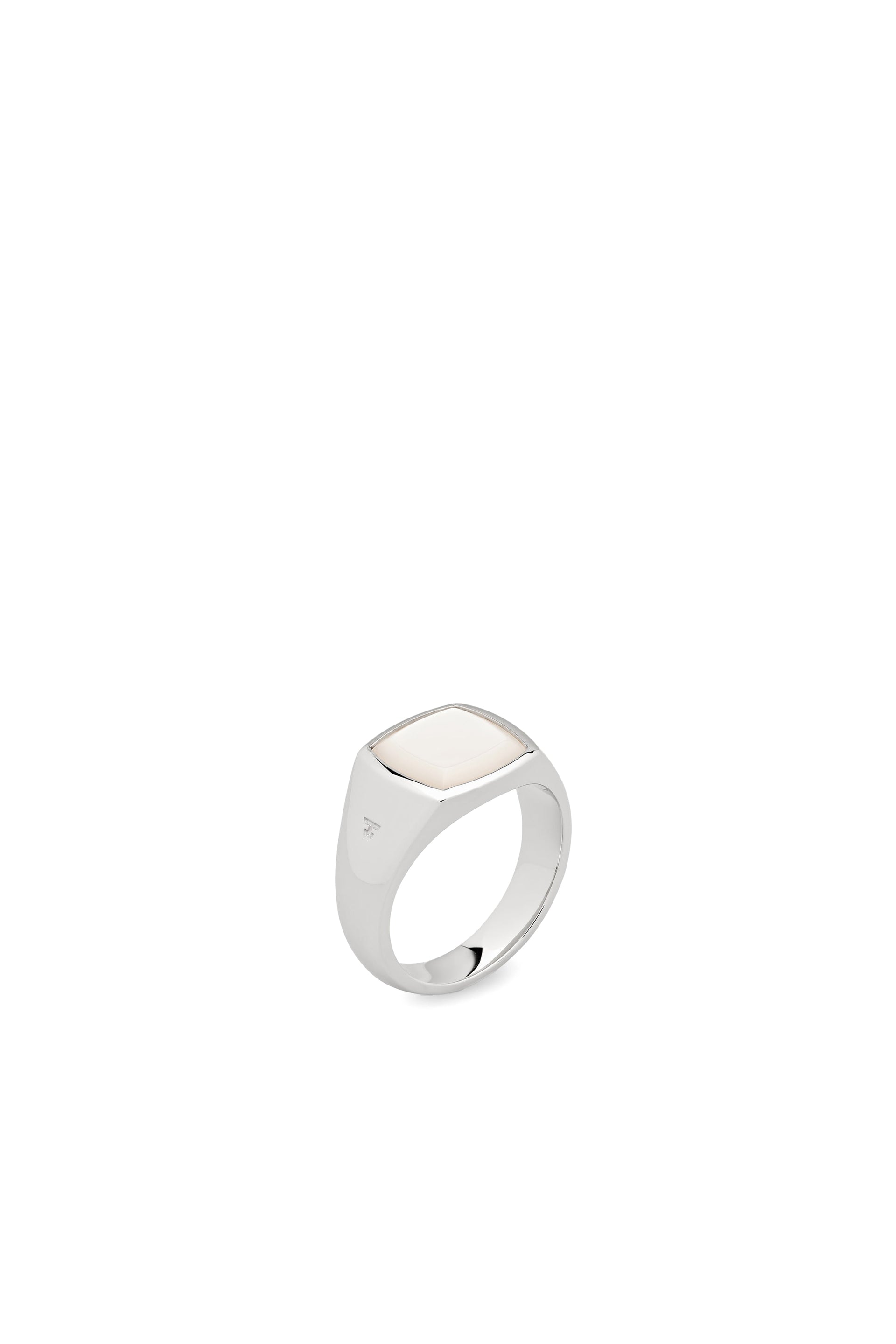 KAY RING WHITE MOP / SIL
