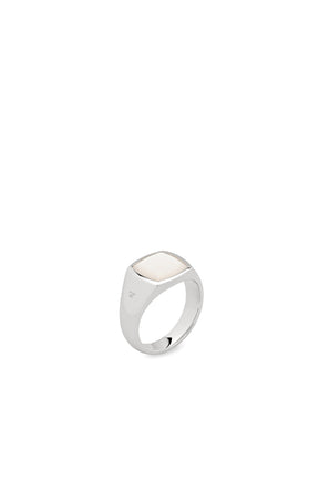 KAY RING WHITE MOP / SIL