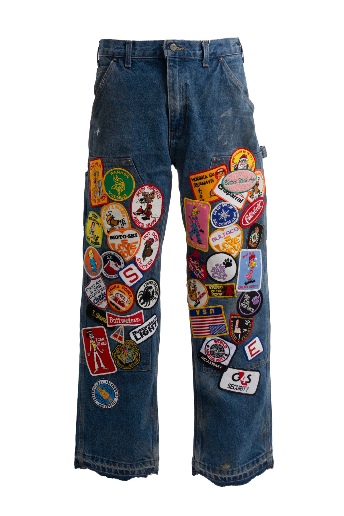 THUG CLUB TC RISE DENIM EMB PANT-