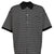 H/W BEATNIK BORDER OPEN POLO SHIRT / BLK