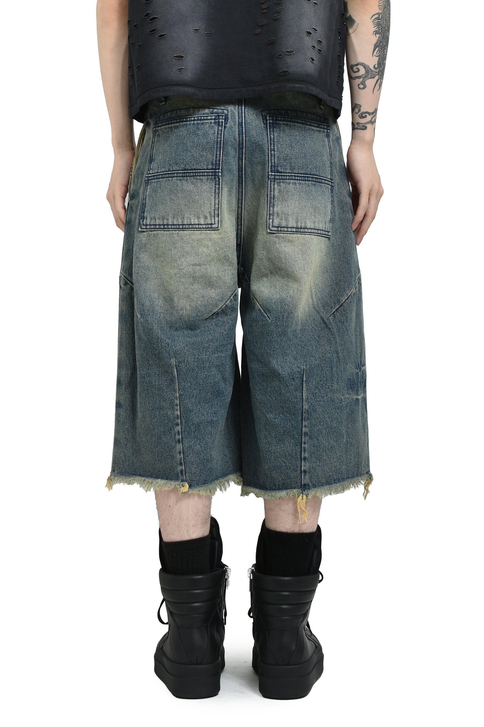 PROJECT G/R プロジェクト ジーアール SS25LAYERED SKIRT SHORTS