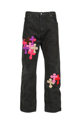 3D CROSS BLACK DENIM / BLK