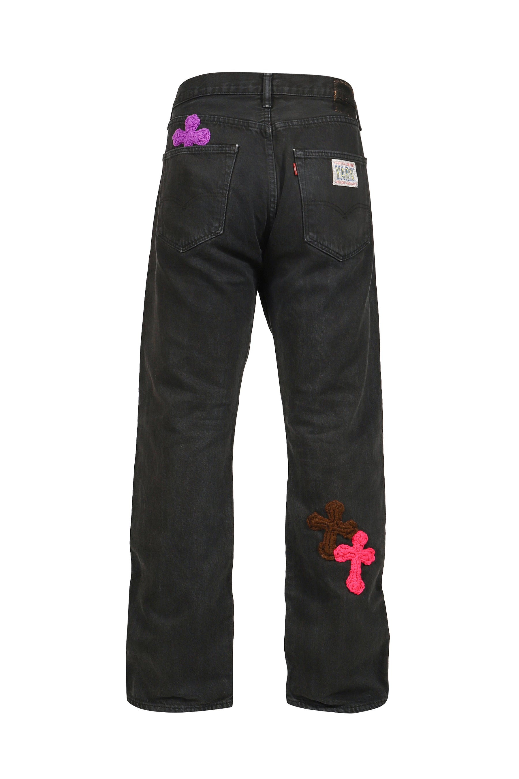 3D CROSS BLACK DENIM / BLK