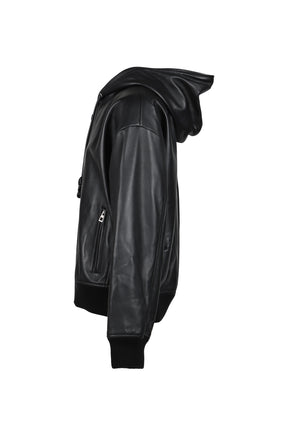 HOODED JACKET / BLK