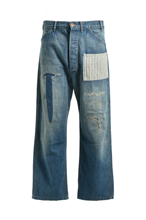 LAPD PRISONER DENIM PT AGING / AGED IND