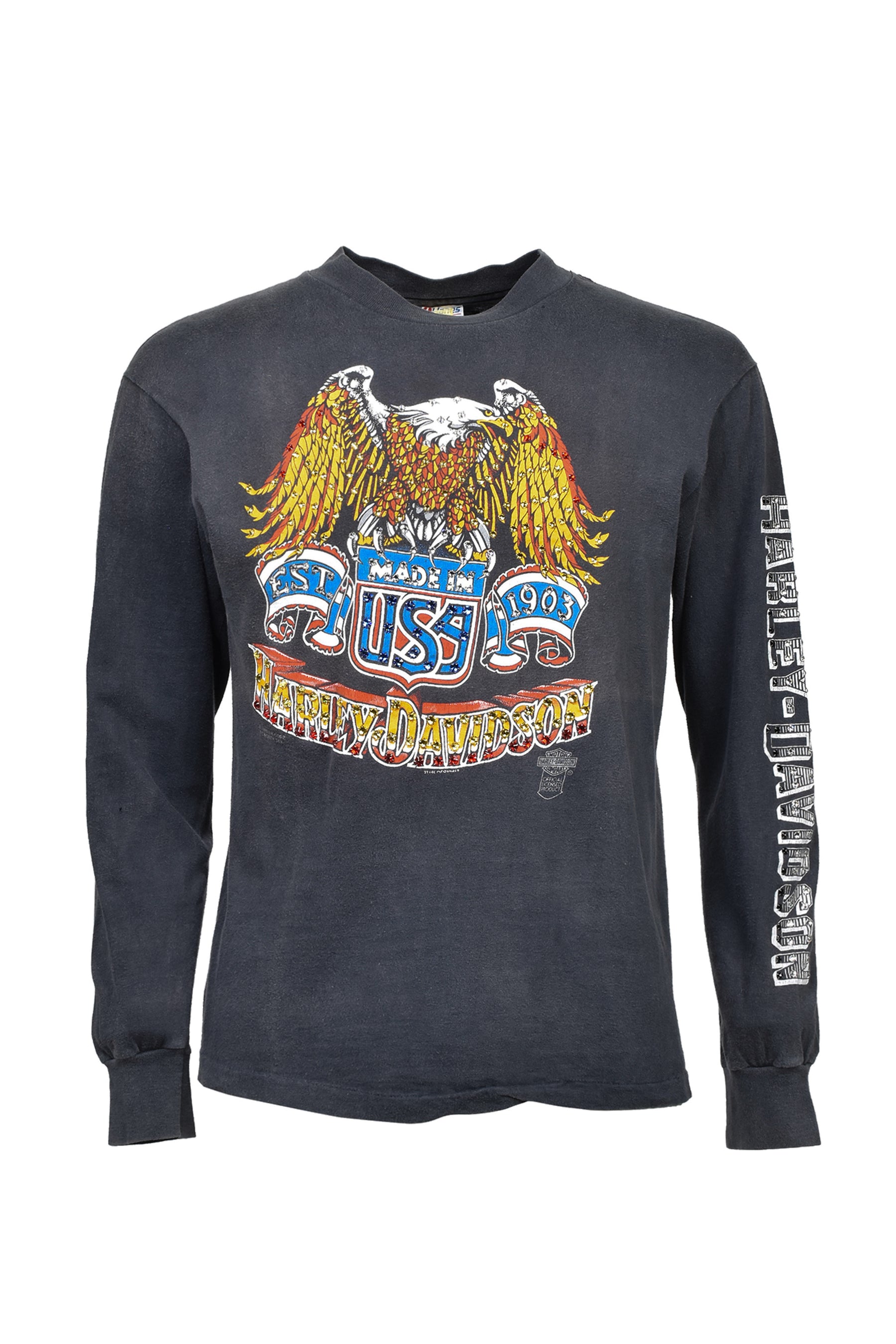 MADE IN USA LS TEE / BLK