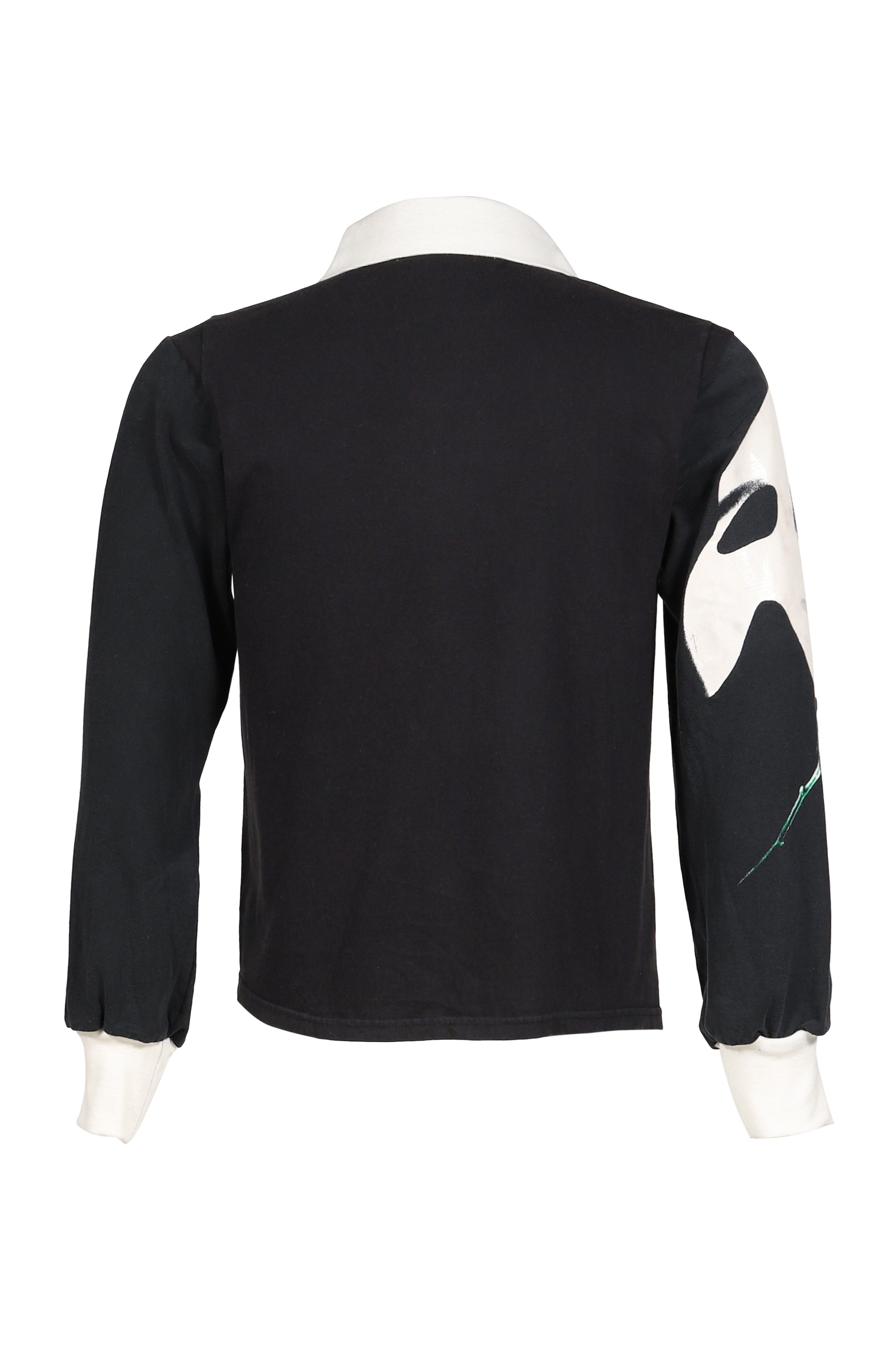 RUGBY TEE (UPCYCLED VINTAGE TEE) / BLK