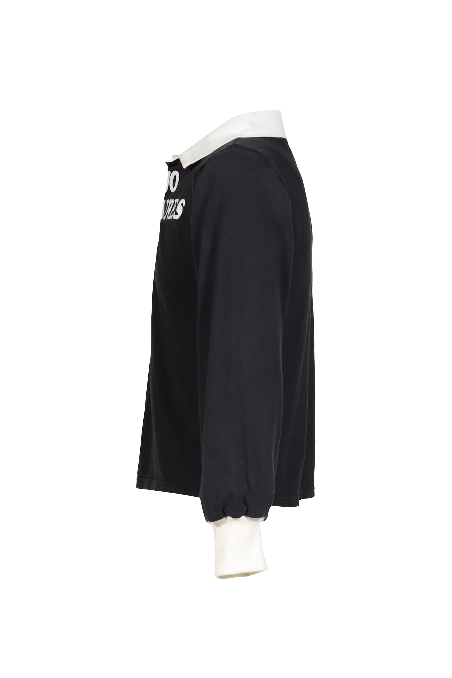 RUGBY TEE (UPCYCLED VINTAGE TEE) / BLK