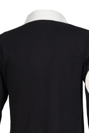 RUGBY TEE (UPCYCLED VINTAGE TEE) / BLK