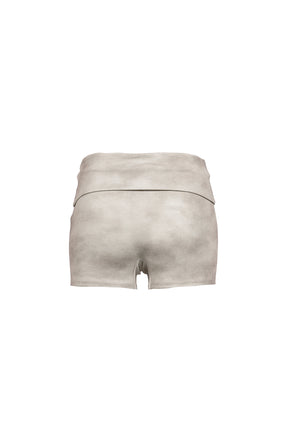 DISTRESSED PRINT DRAWSTRING ATHLETIC SHORTS (EXCLUSIVE) / KHA