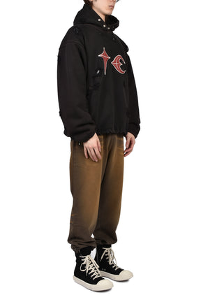 ROCK HOODIE / BLK