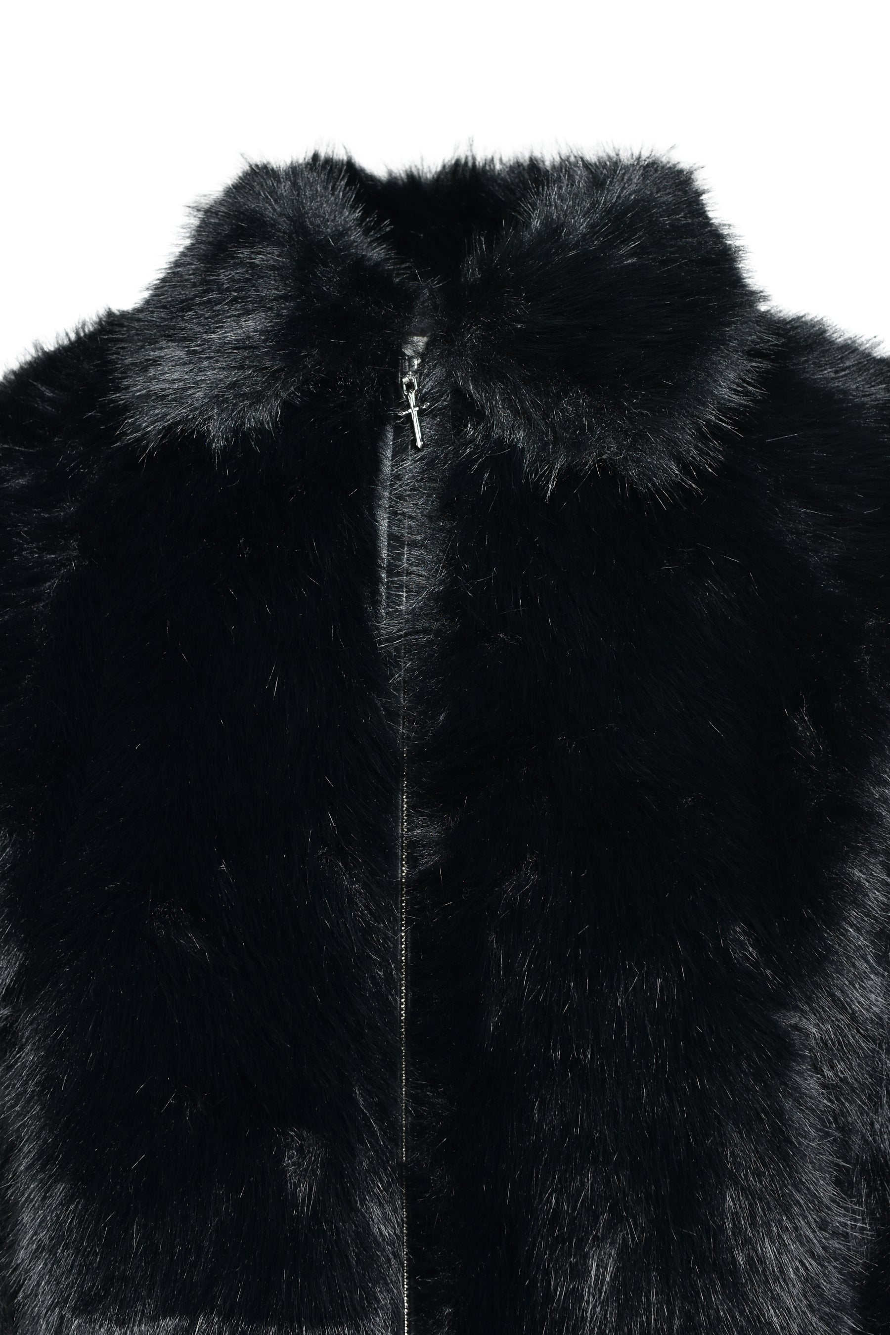 FUR JACKET / BLACK