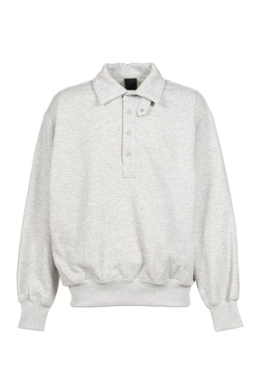 TECH SWEAT SNAP PULLOVER / H.GRY