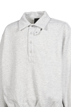 TECH SWEAT SNAP PULLOVER / H.GRY