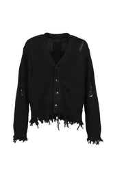 CROSS CARDIGAN / BLACK 