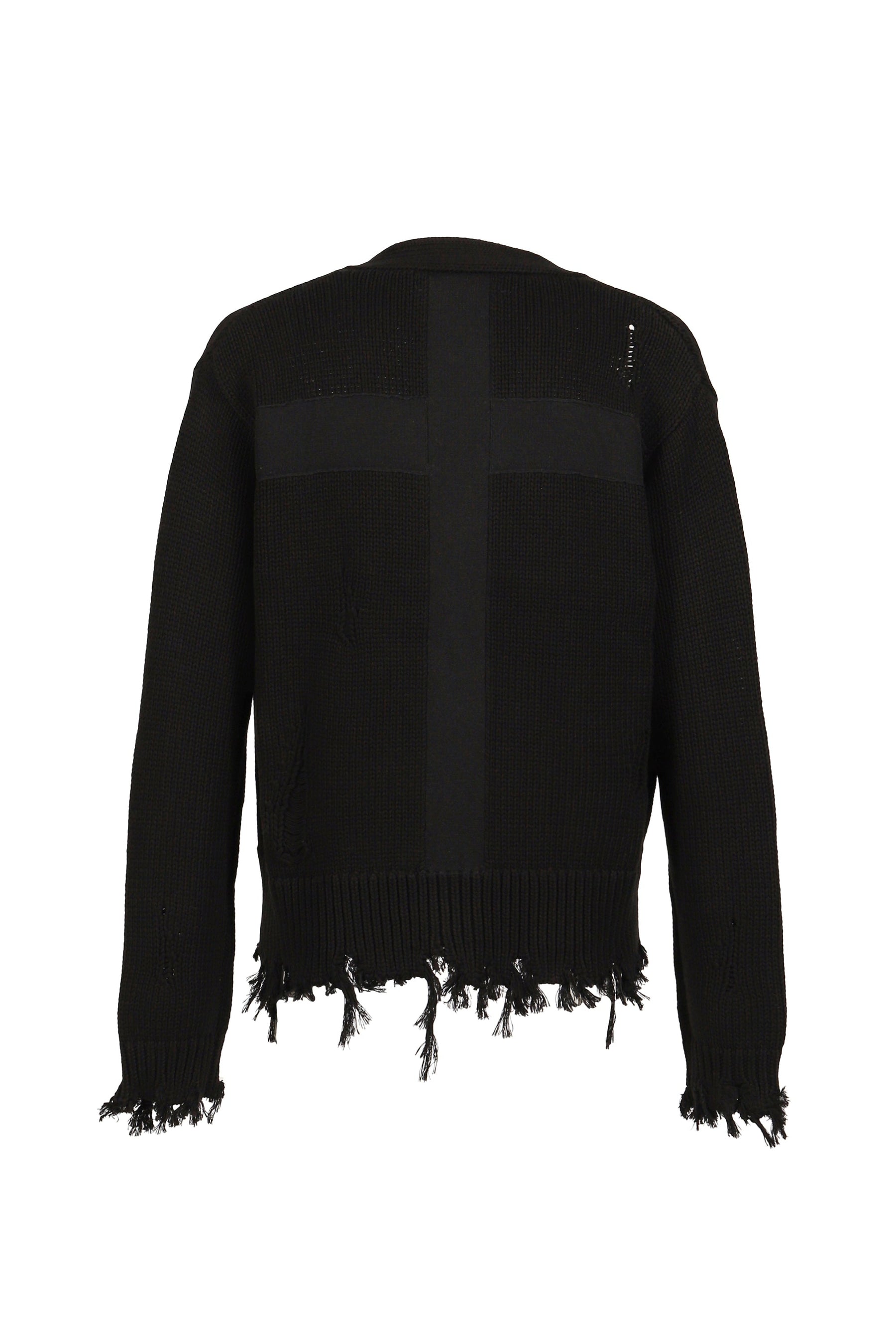 CROSS CARDIGAN / BLACK 