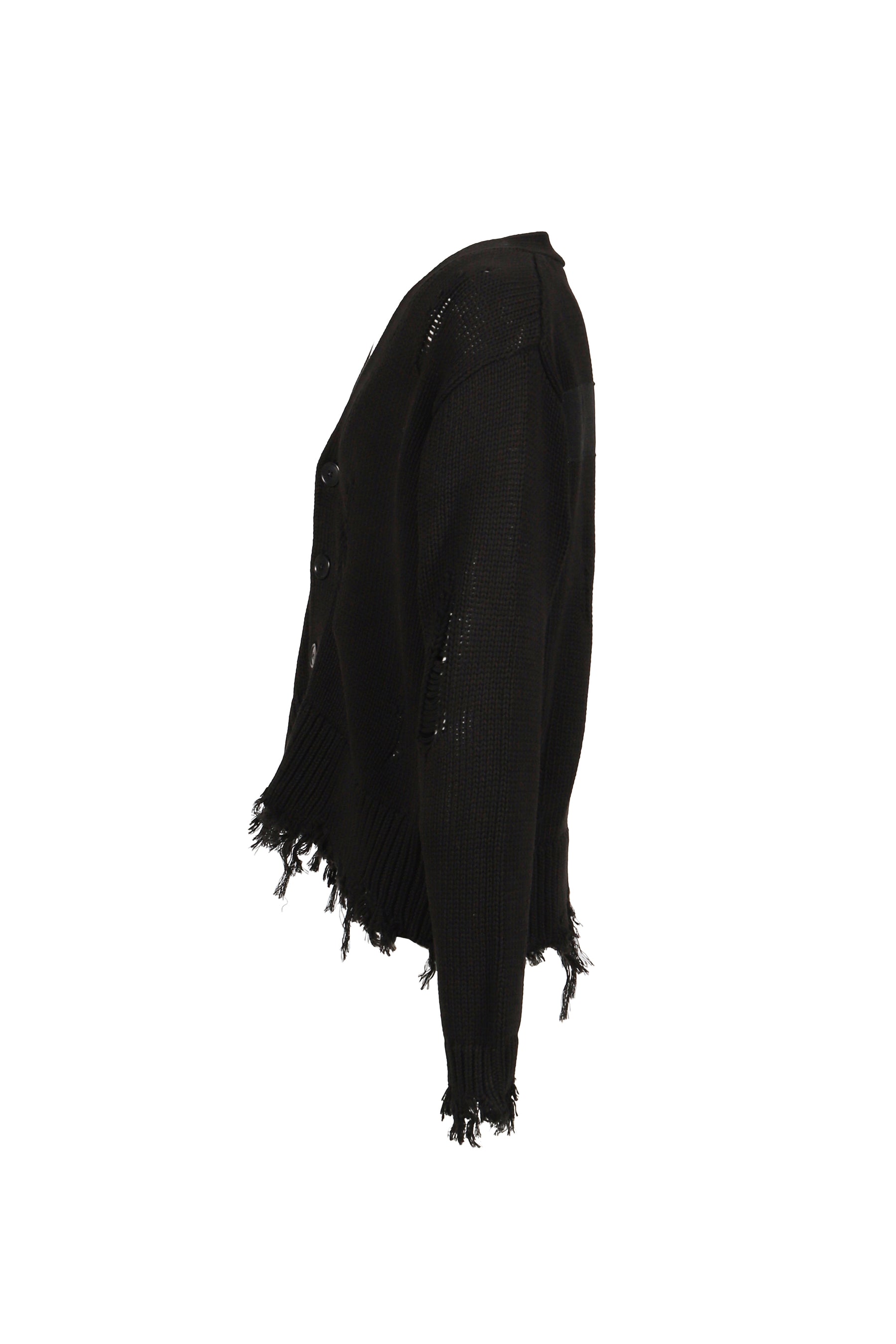 CROSS CARDIGAN / BLACK 