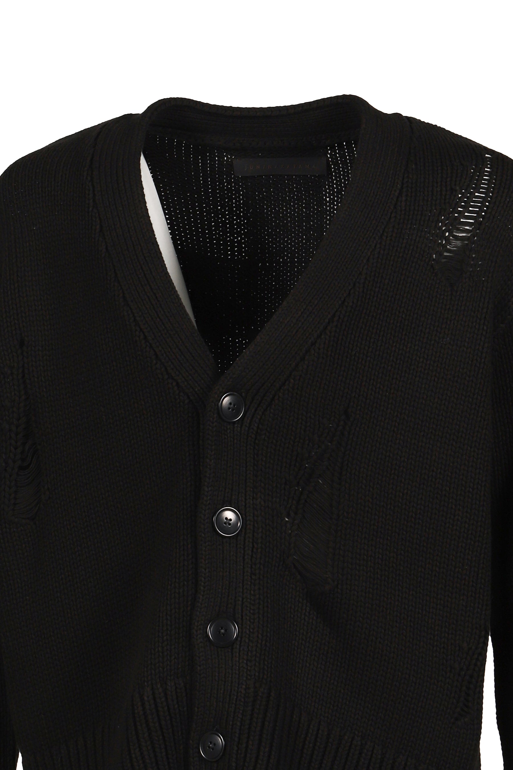 CROSS CARDIGAN / BLACK 