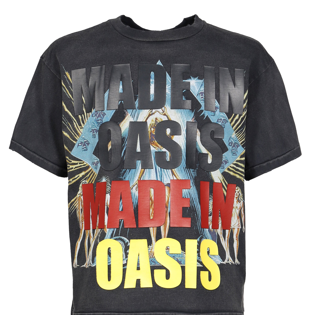 JUN/NAKAYAMA ジュンナカヤマ SS26 OASIS T-SHIRTS / BLK - NUBIAN