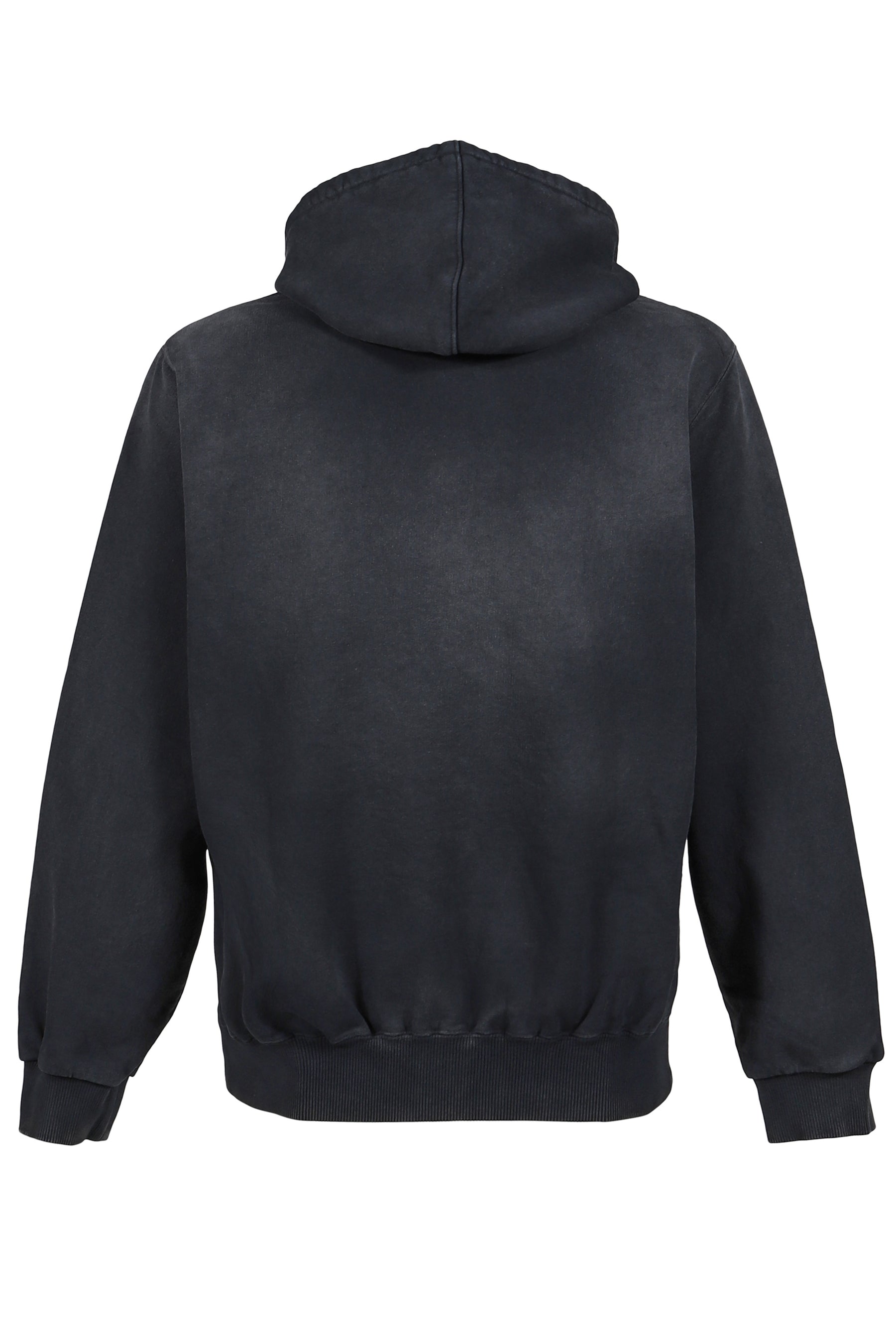 EMBROIDERED CHAIN ZIP-UP HOODIE / GRY