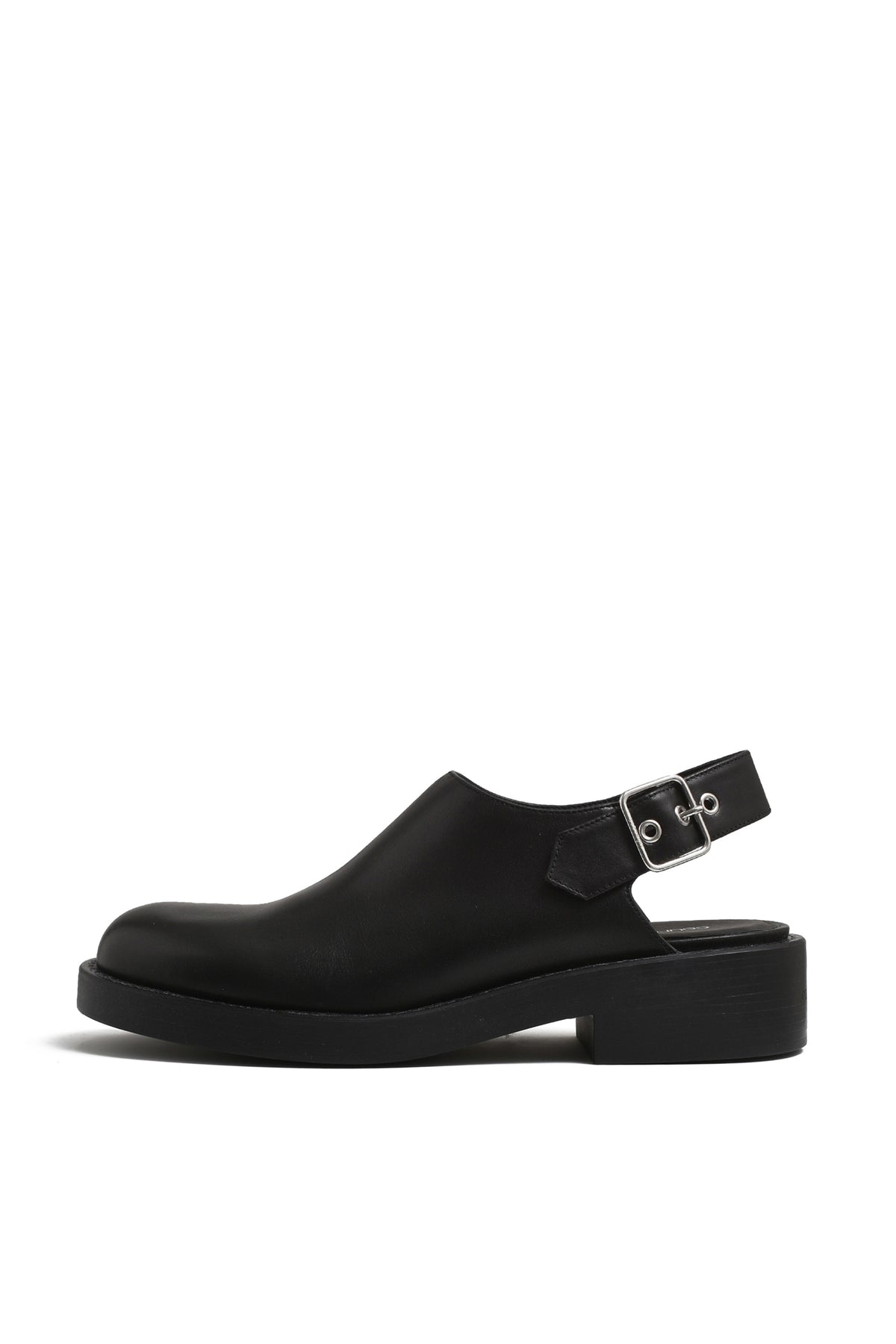 GOGO LEATHER CLOGS / BLK