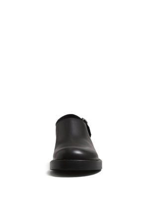 GOGO LEATHER CLOGS / BLK
