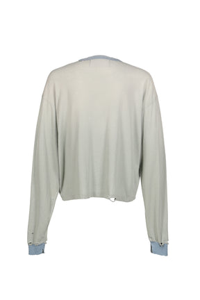 MSTR ME TONAL L/S TEE / BABY BLUE
