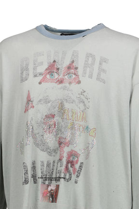 MSTR ME TONAL L/S TEE / BABY BLUE