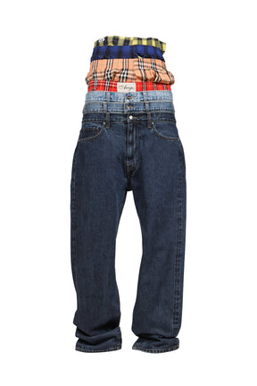 STACKED DENIM / MULTI
