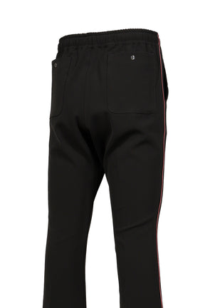 PIPING COWBOY PANT - POLY DOUBLE CLOTH / BLK
