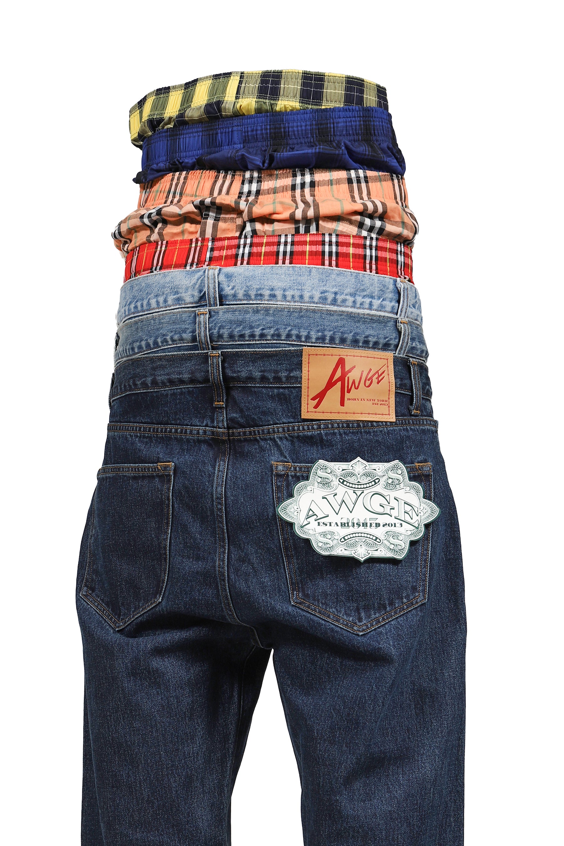 STACKED DENIM / MULTI