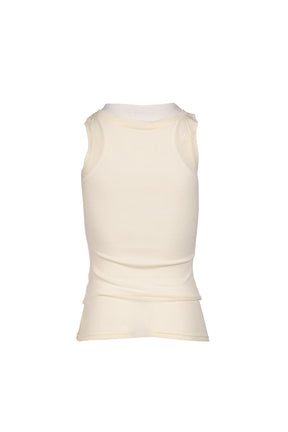 SOFT LAYERED SCOOP TOP / IVO