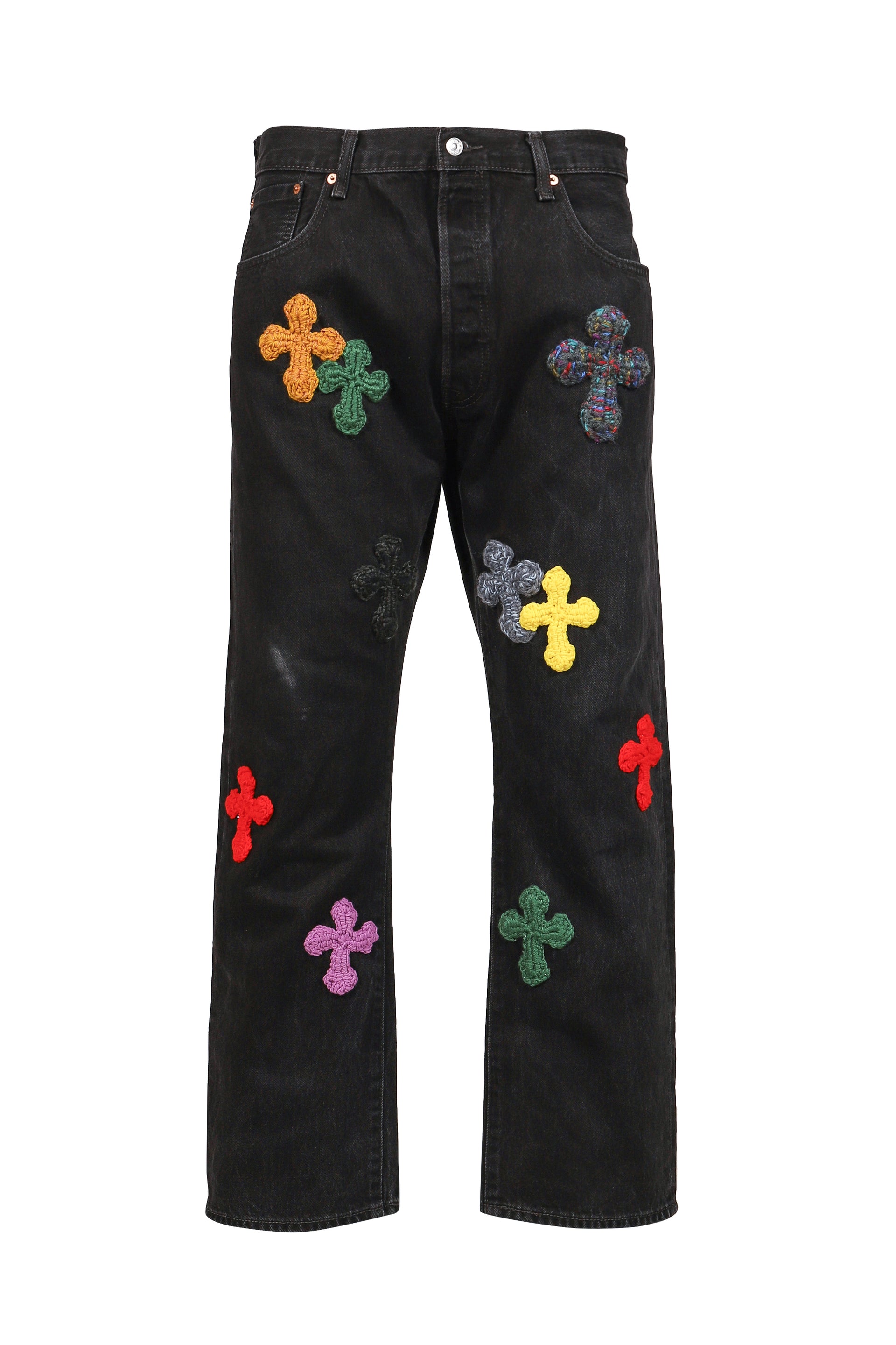 3D CROSS BLACK DENIM / BLK