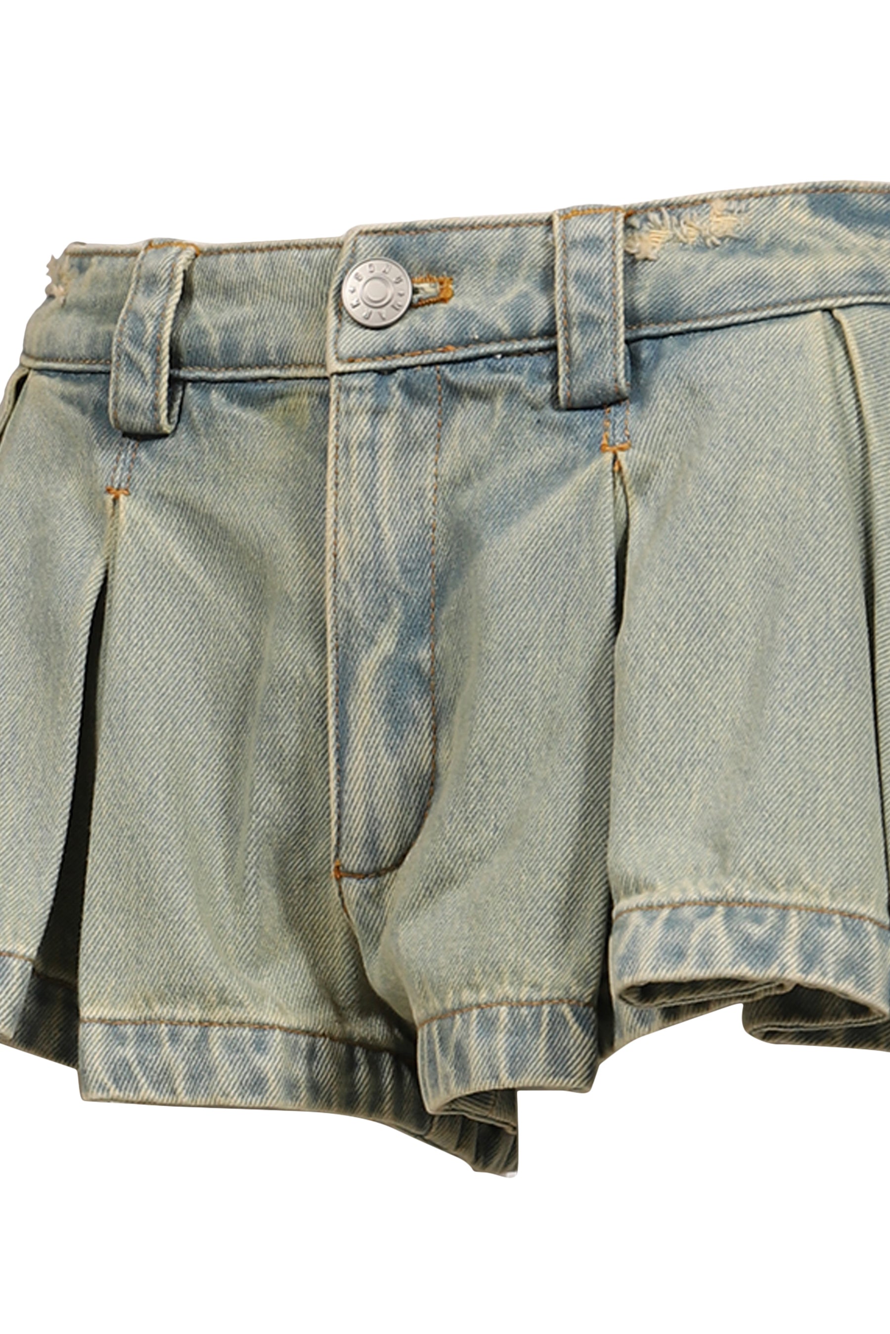 BLUE DENIM MINI-SKIRT / BLUE