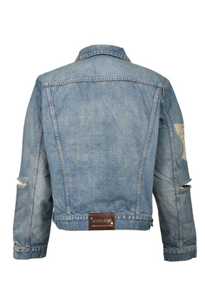 MB ZIP-UP DENIM JAKCET ANGEL DAMAGE / IND