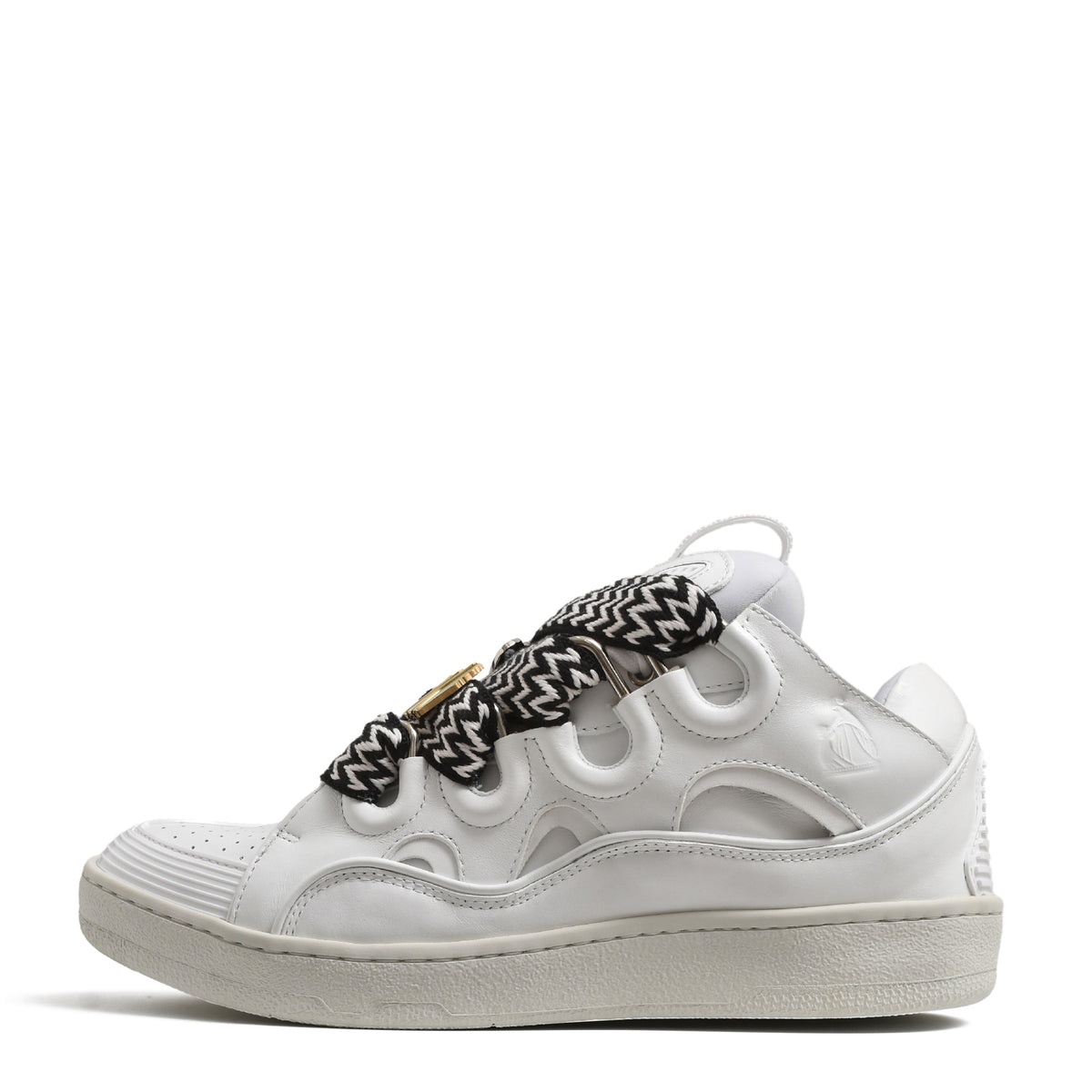 CURB SNEAKER AND PINS SET / WHT BLK