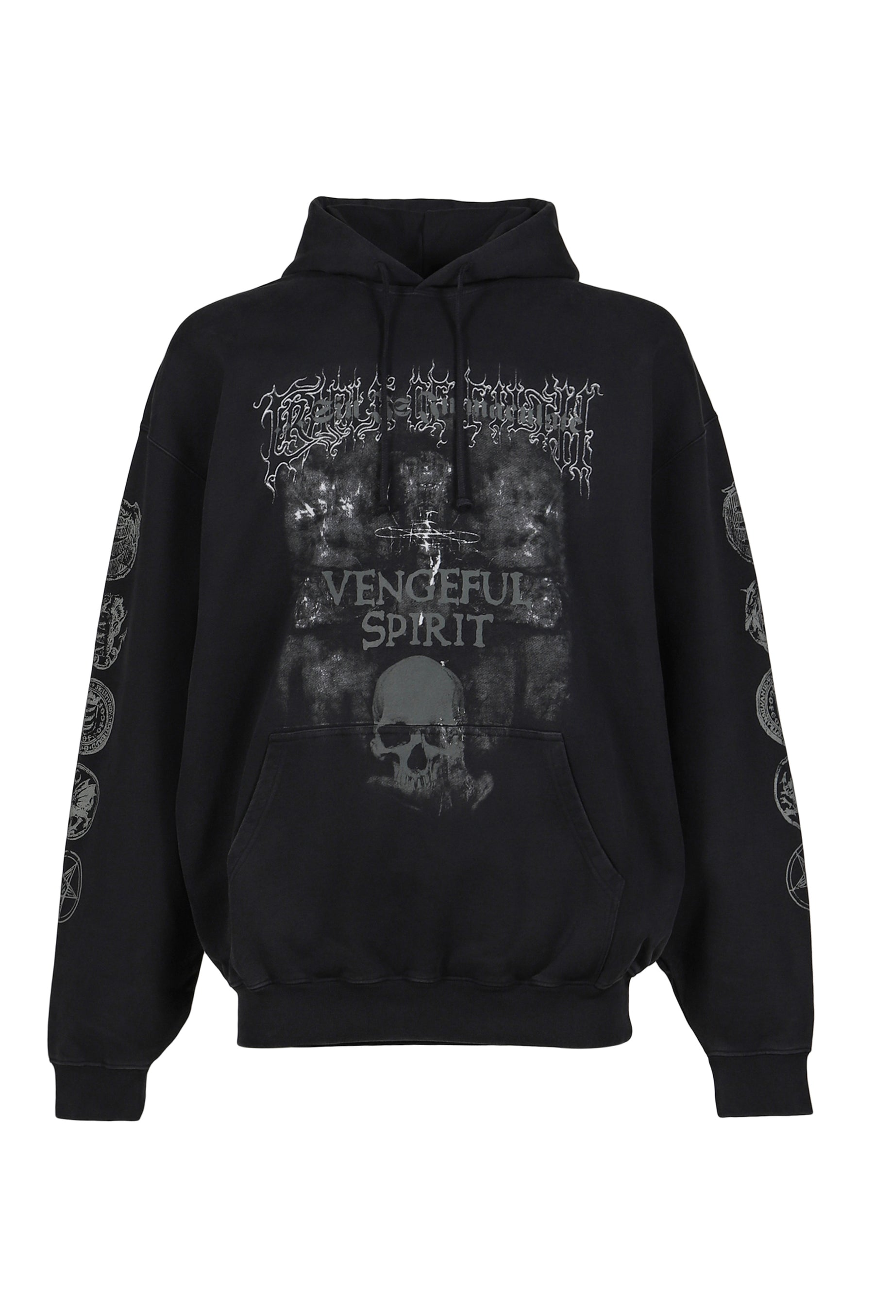 COF VENGEFUL SPIRIT OVERSIZED HOODIE / BLK