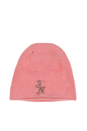 MTL KNIT BEANIE / PNK