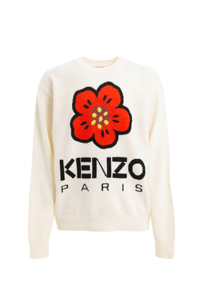 KENZO ケンゾー FW23 BOKE FLOWER JUMPER / OFF WHT -NUBIAN