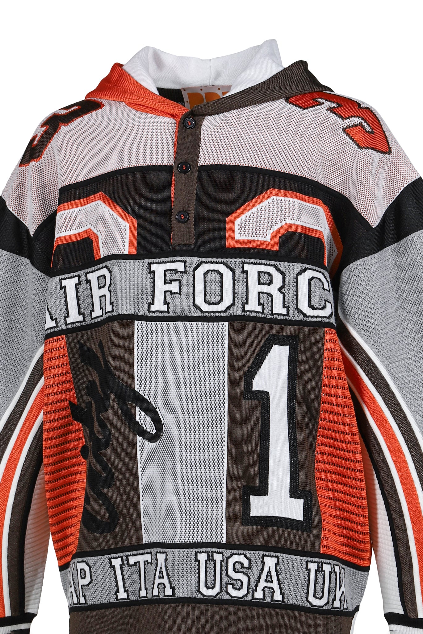 AIR FORCE HOODIE / GRY BRW