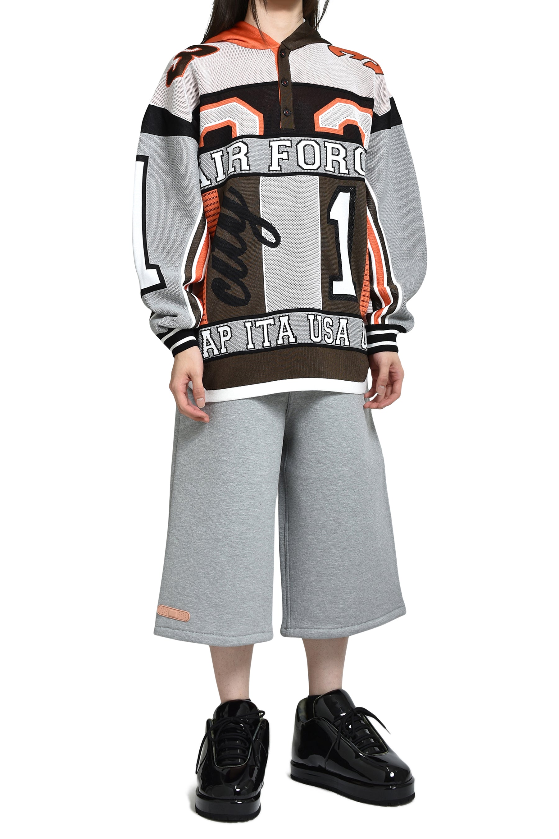 AIR FORCE HOODIE / GRY BRW