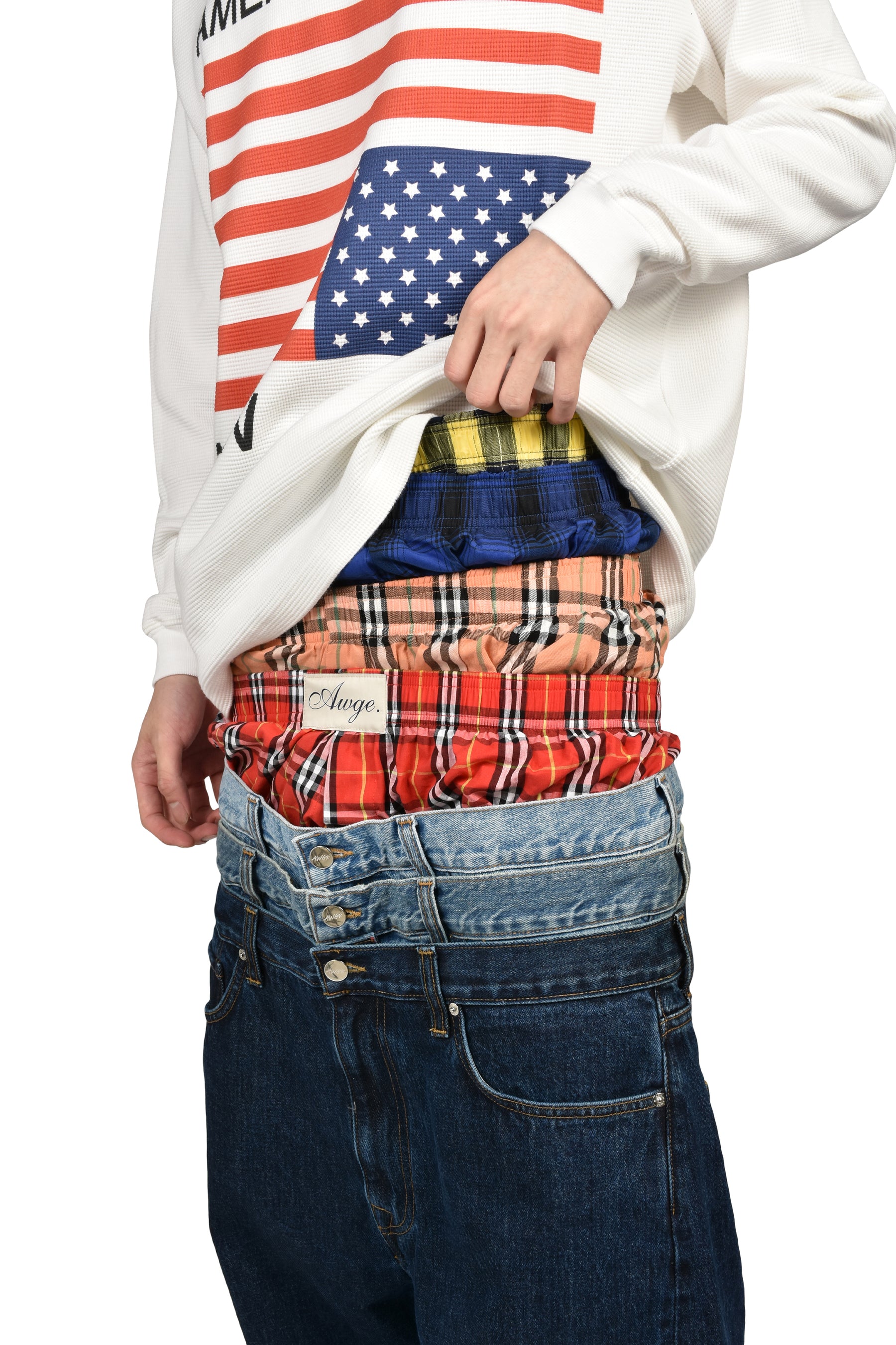 STACKED DENIM / MULTI