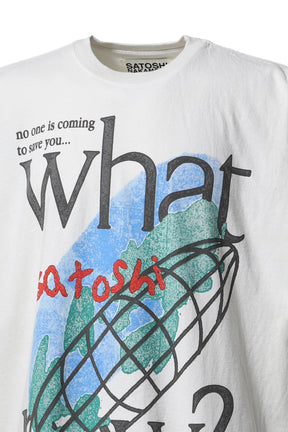 WHAT NOW TEE / WHT