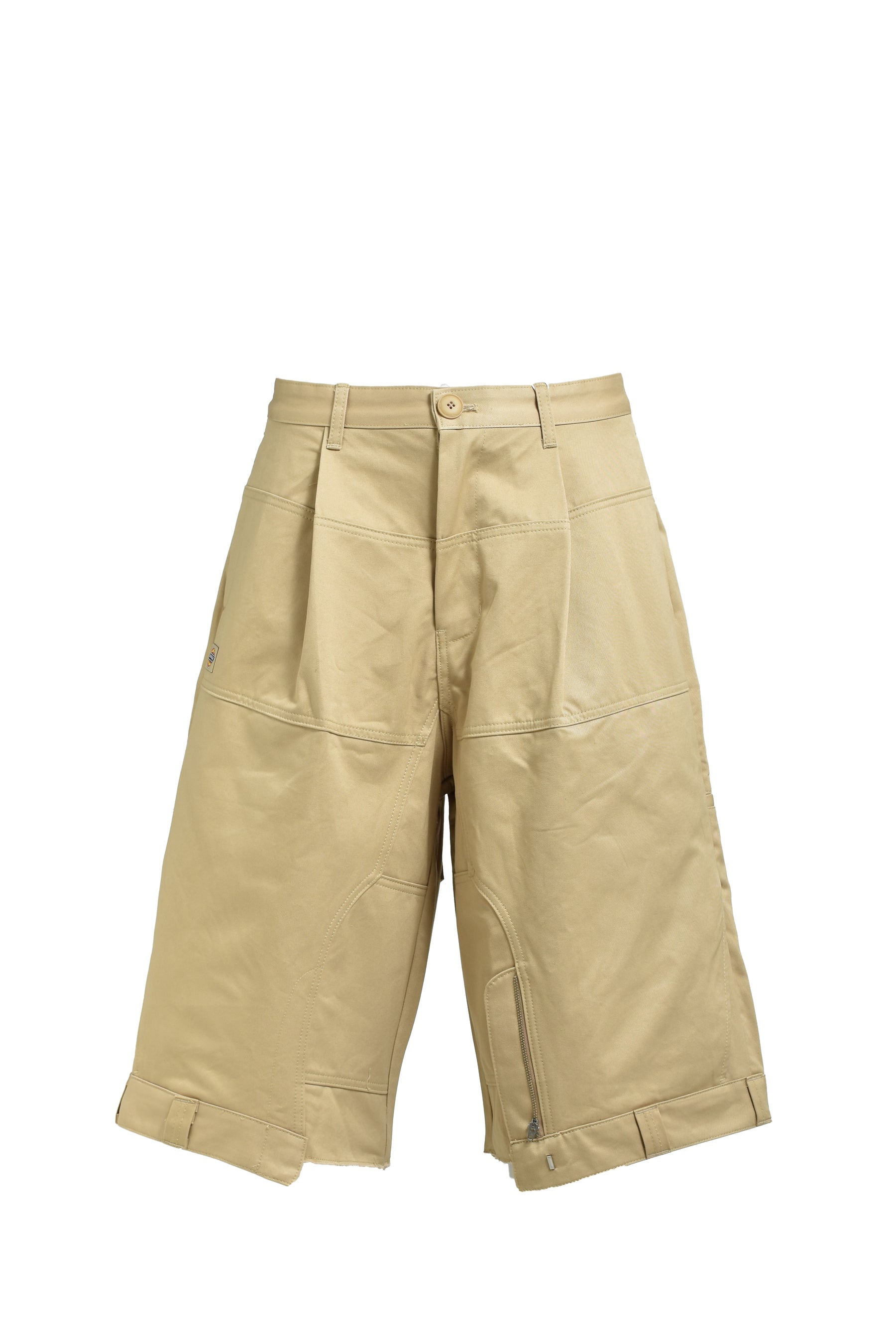 UPSIDE DOWN WORK JORTS / BEI