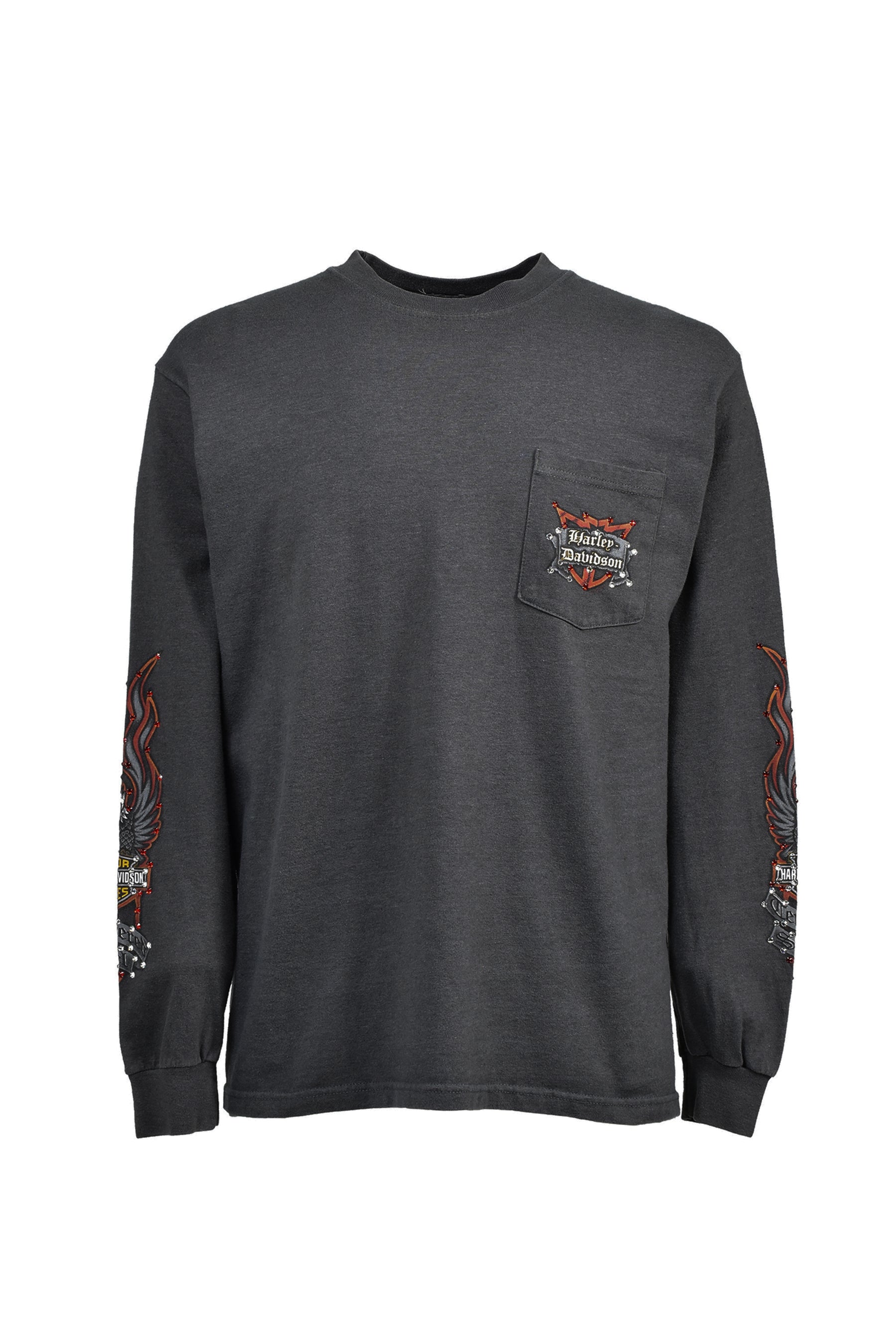 FR POCKET EMBLEM / BC LIBERTY LS TEE / GRY