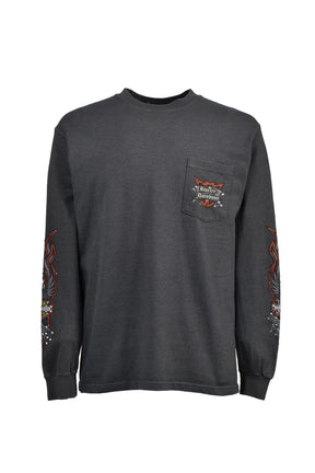 FR POCKET EMBLEM / BC LIBERTY LS TEE / GRY