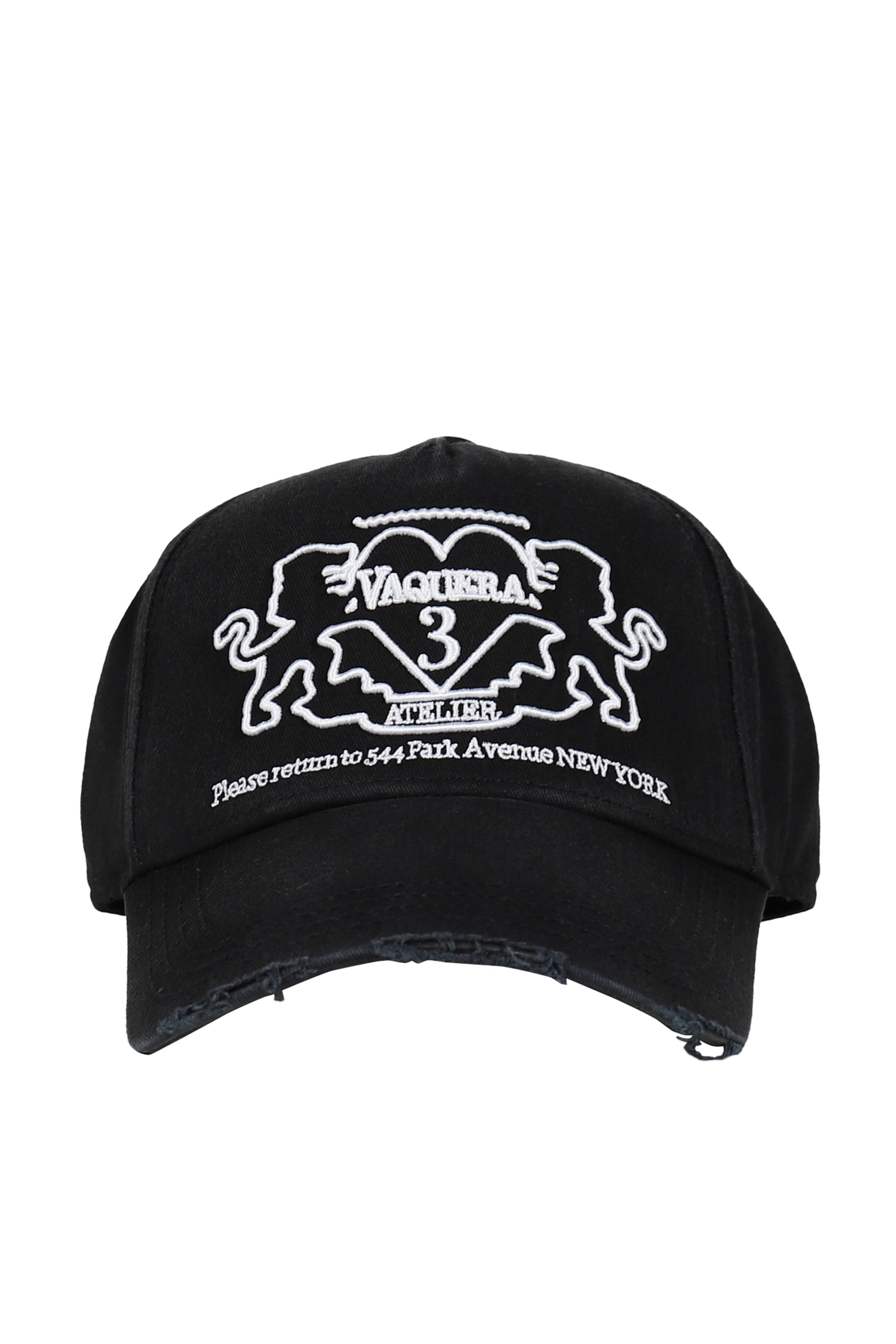 BASEBALL CAP WOVEN / BLK