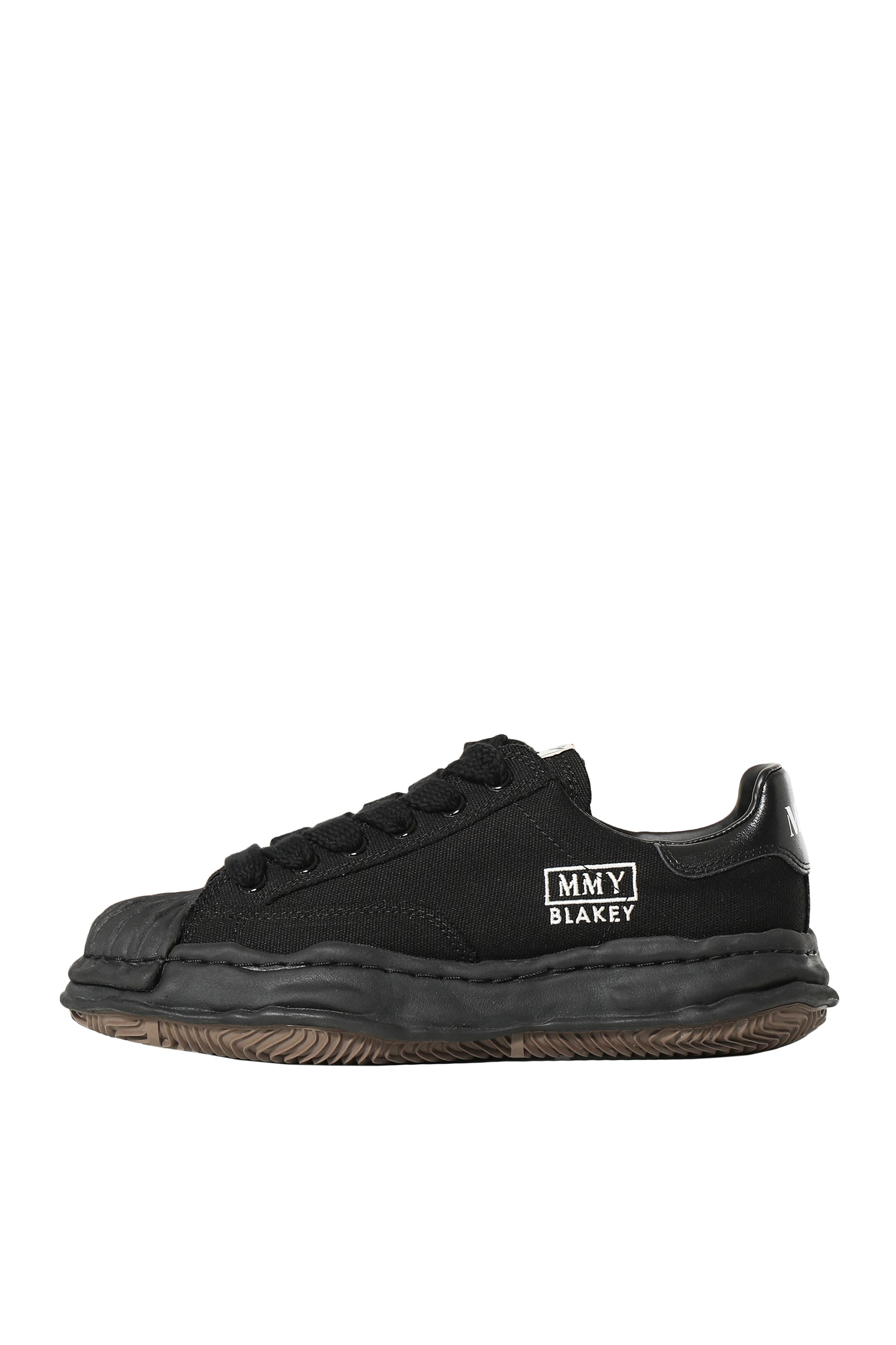 Maison MIHARA YASUHIRO SS23 BLAKEY LOW CANVAS / BLK BLK -NUBIAN